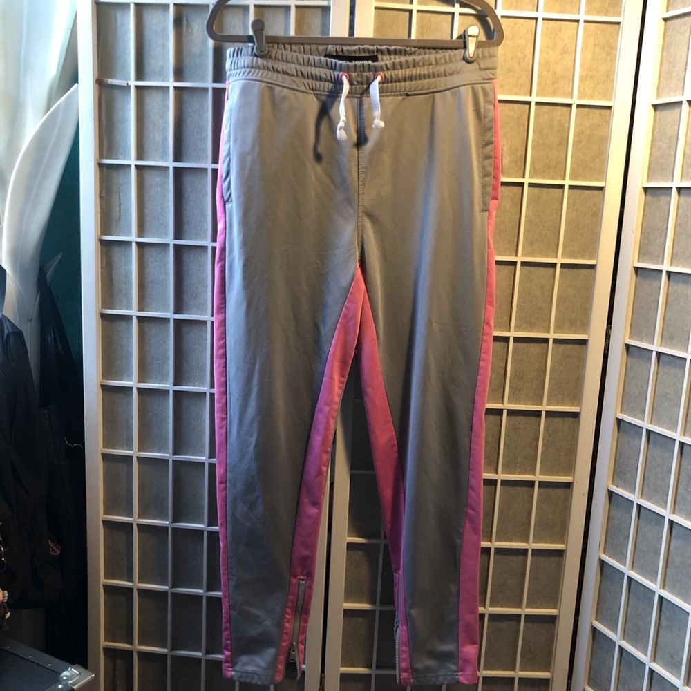 Pink and Gray Joggers